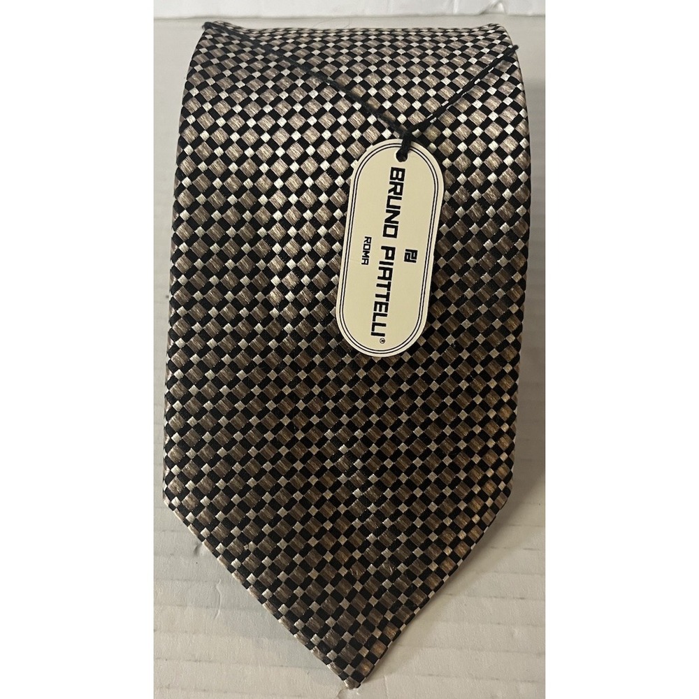 NEW BRUNO PIRTELLI MEN'S TIE 100% SILK MADE IN USA